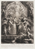 KG 18444
          <br/>
          De uitwisseling van de prinsessen
          <br/>
          <em>Audran, Benoît I (1661-1721)</em>